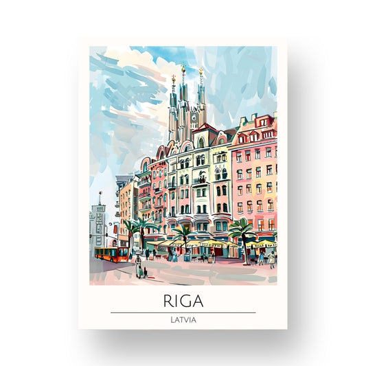 Riga - Latvia Poster