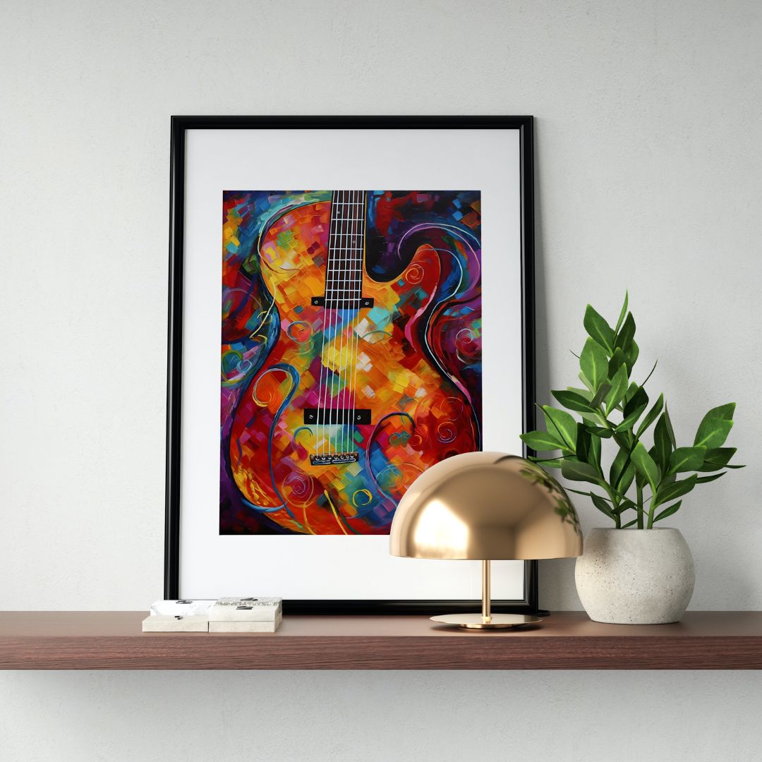 Guitar Poster - Abstract 2