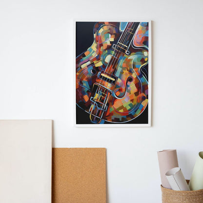 Guitar Poster - Abstract 7