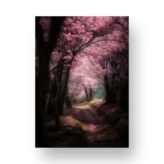 Cherry Blossom Forest Poster