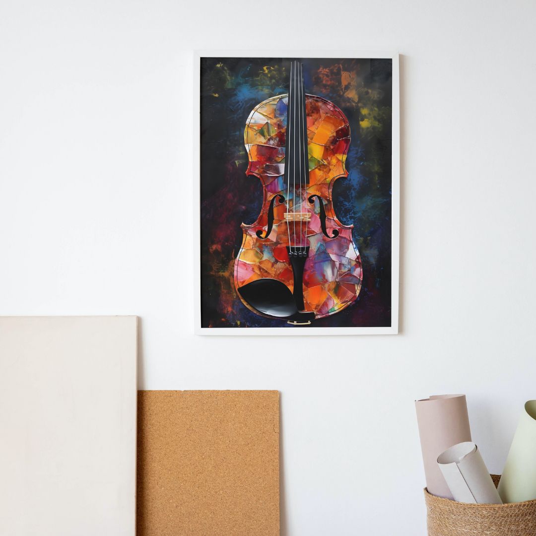 Violin Poster - Abstract 5