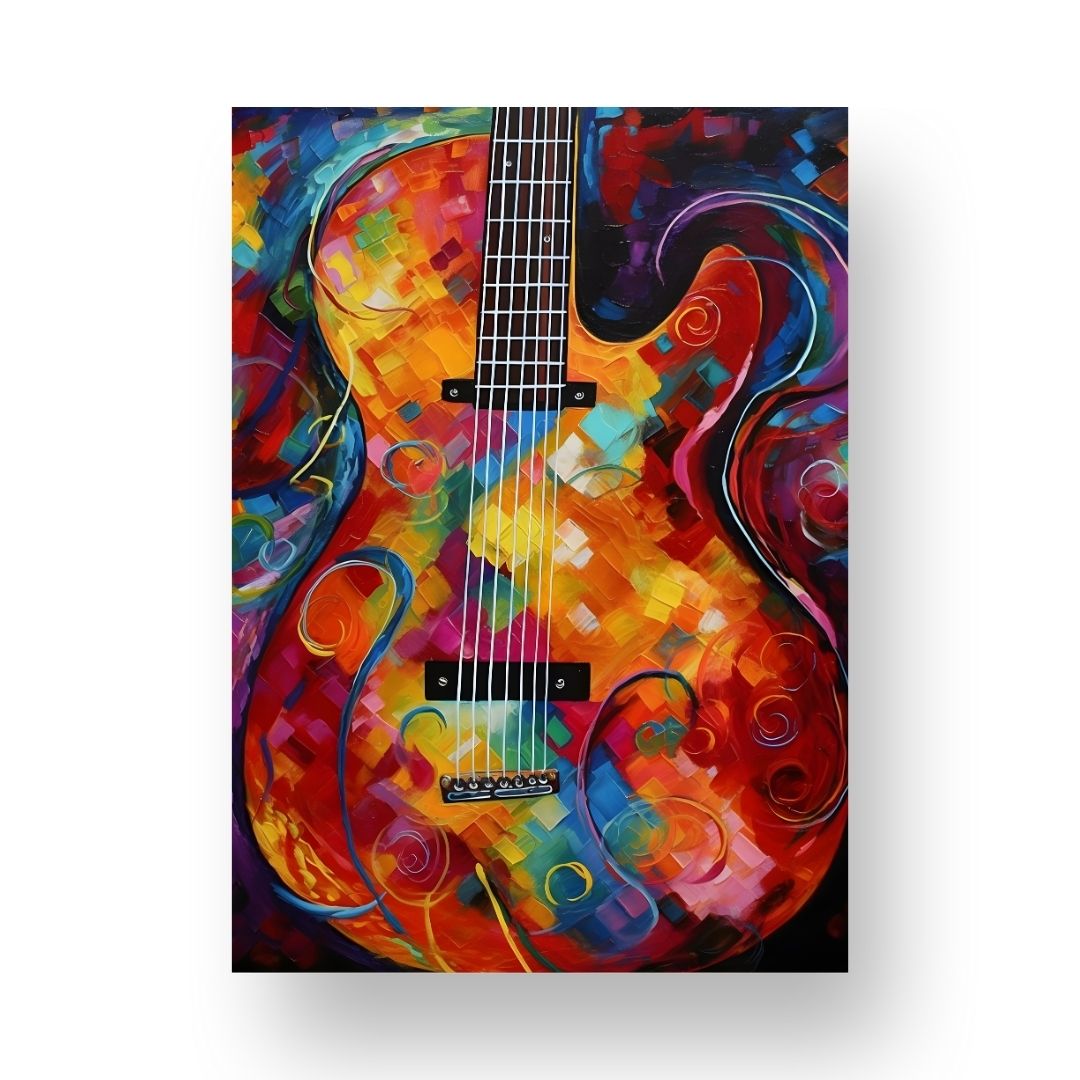 Guitar Poster - Abstract 2