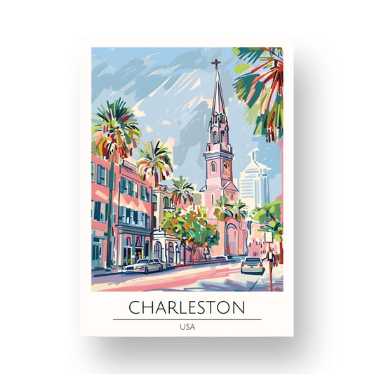 Charleston - USA Poster