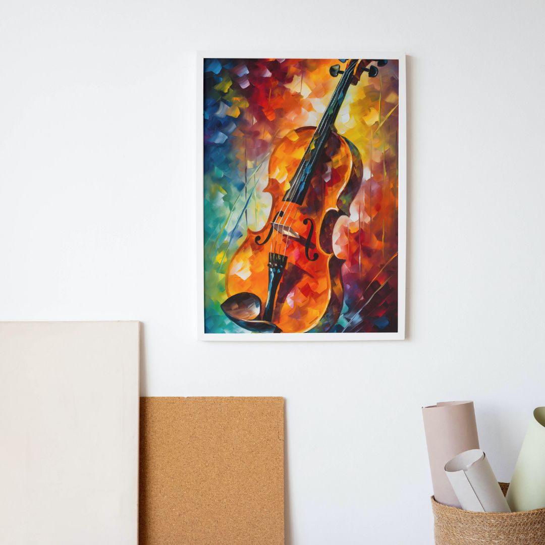 Violin Poster - Abstract 3