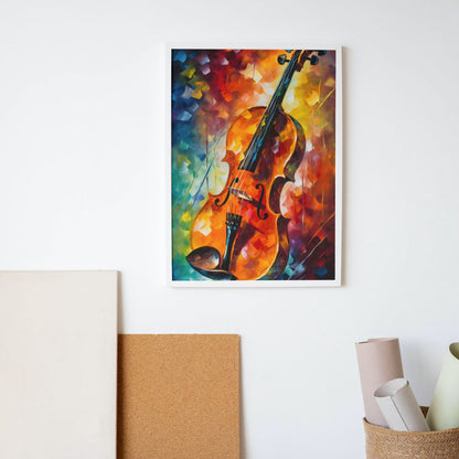 Violin Poster - Abstract 3