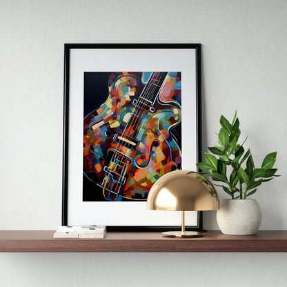 Guitar Poster - Abstract 7