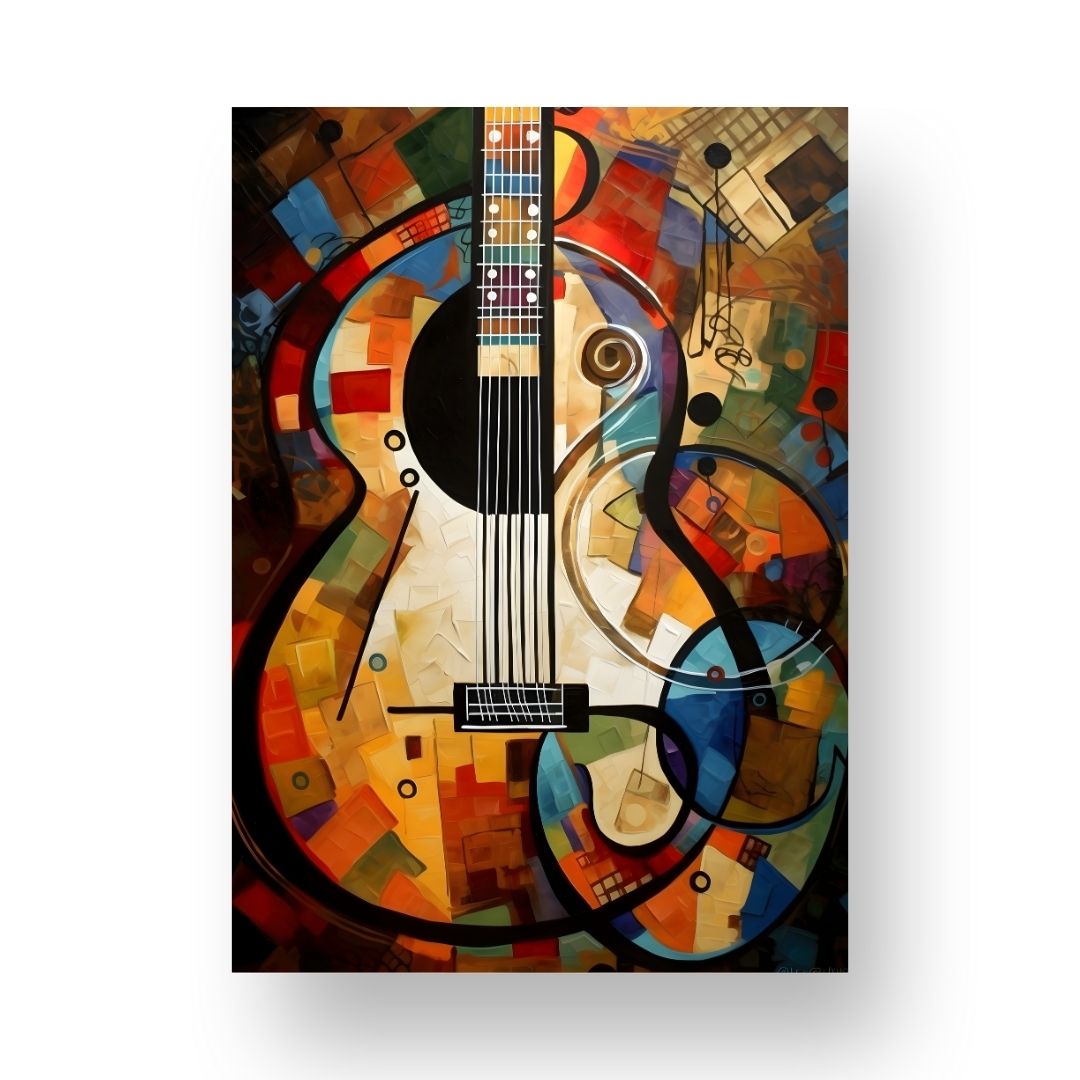 Guitar Poster - Abstract 5