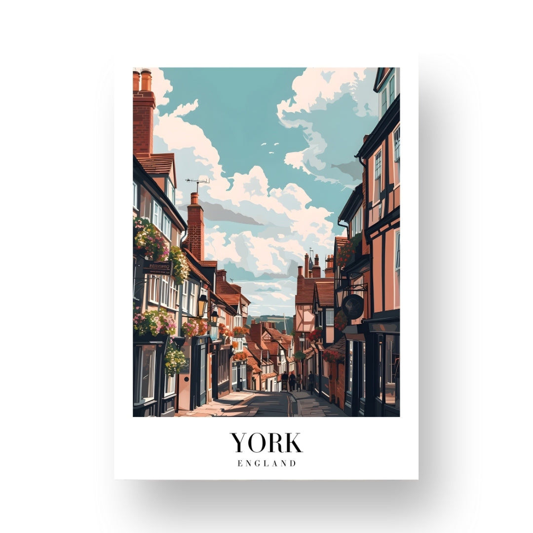 York - England Poster