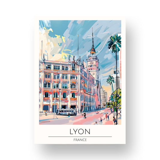 Lyon - France Poster