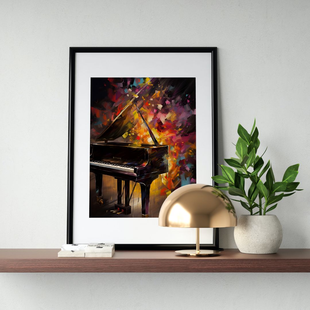 Piano Poster - Abstract 2