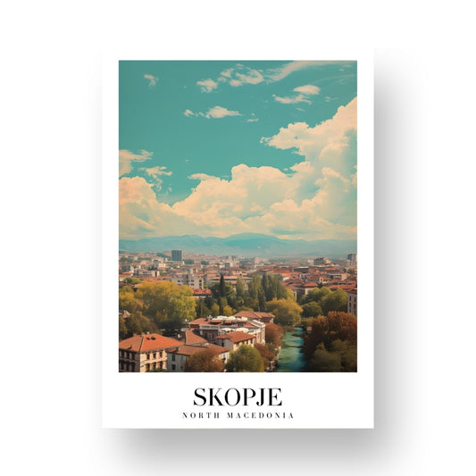 Skopje - North Macedonia Poster