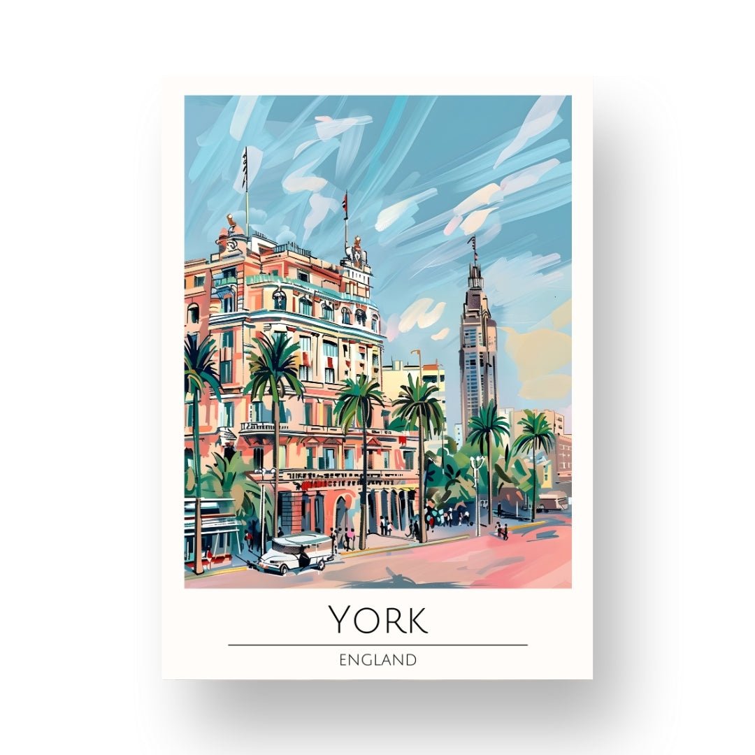 York - England Poster