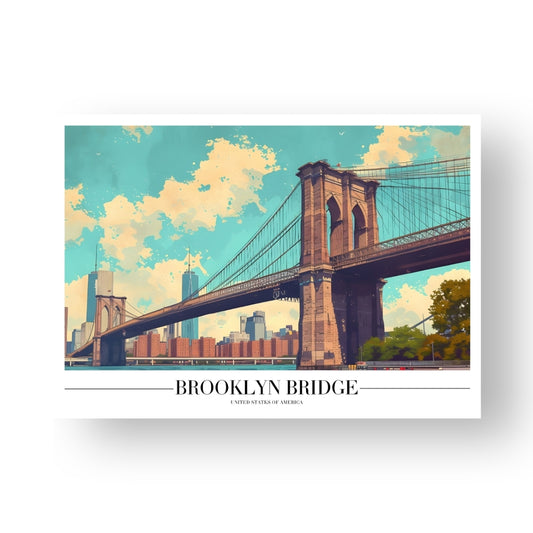 Brooklyn Bridge - USA Poster