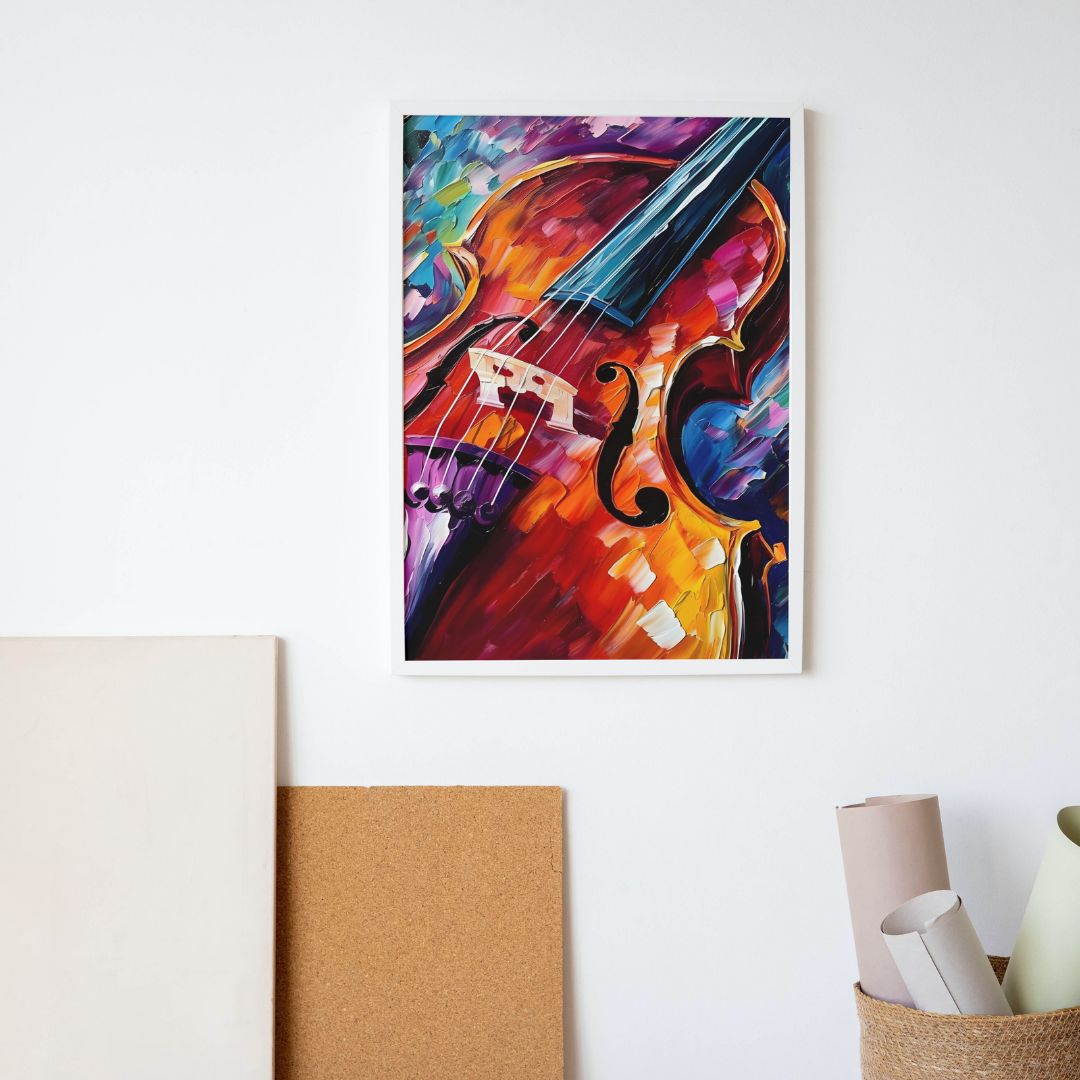 Violin Poster - Abstract 7