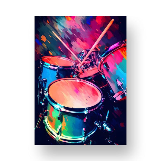 Drums Poster - Abstract 8