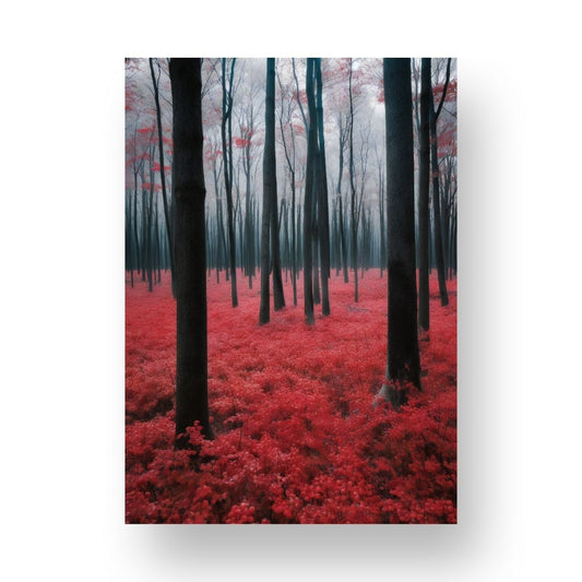 Red Forest Poster