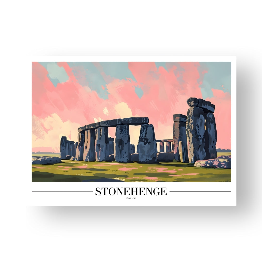 Stonehenge - England Poster