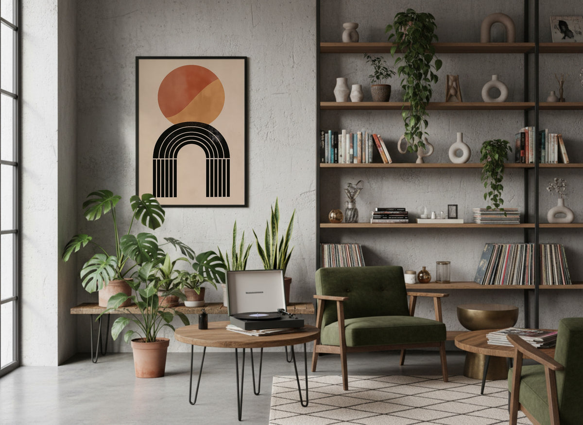 Terracotta Rising Arch Poster