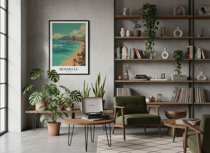 Honolulu - Hawaii Poster