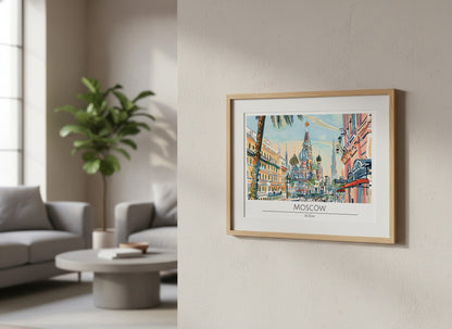 Moscow - Russia Poster