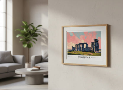 Stonehenge - England Poster