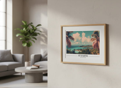 St. Barth - French West Indies Poster
