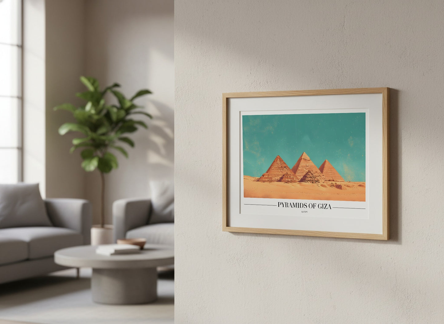 Pyramides of Giza - Egypt Poster