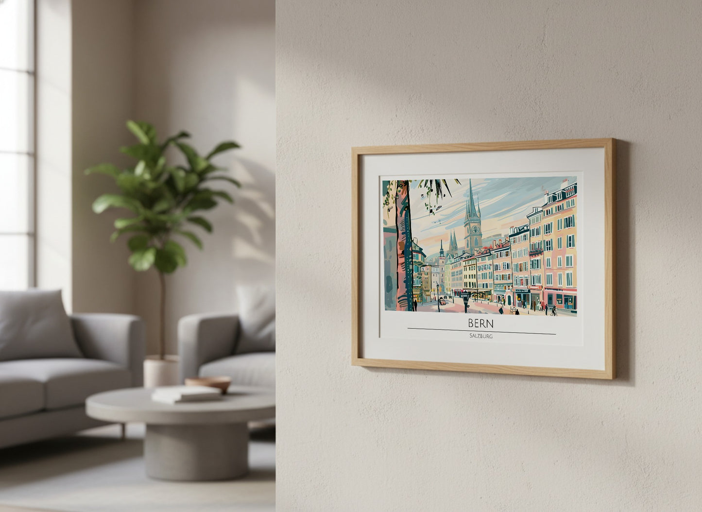 Bern - Salzburg Poster