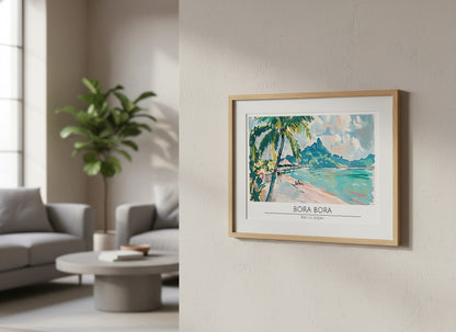 Bora Bora - Pacific Ocean Poster
