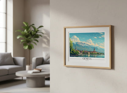 Geneva - Switzerland Poster