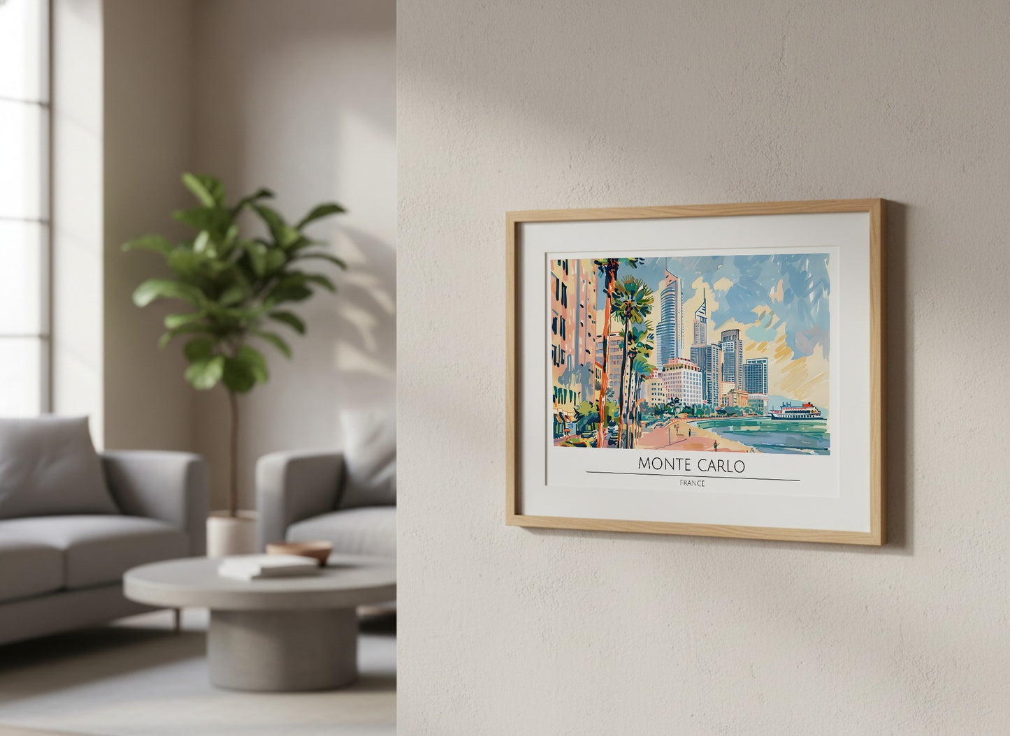 Monte Carlo - France Poster