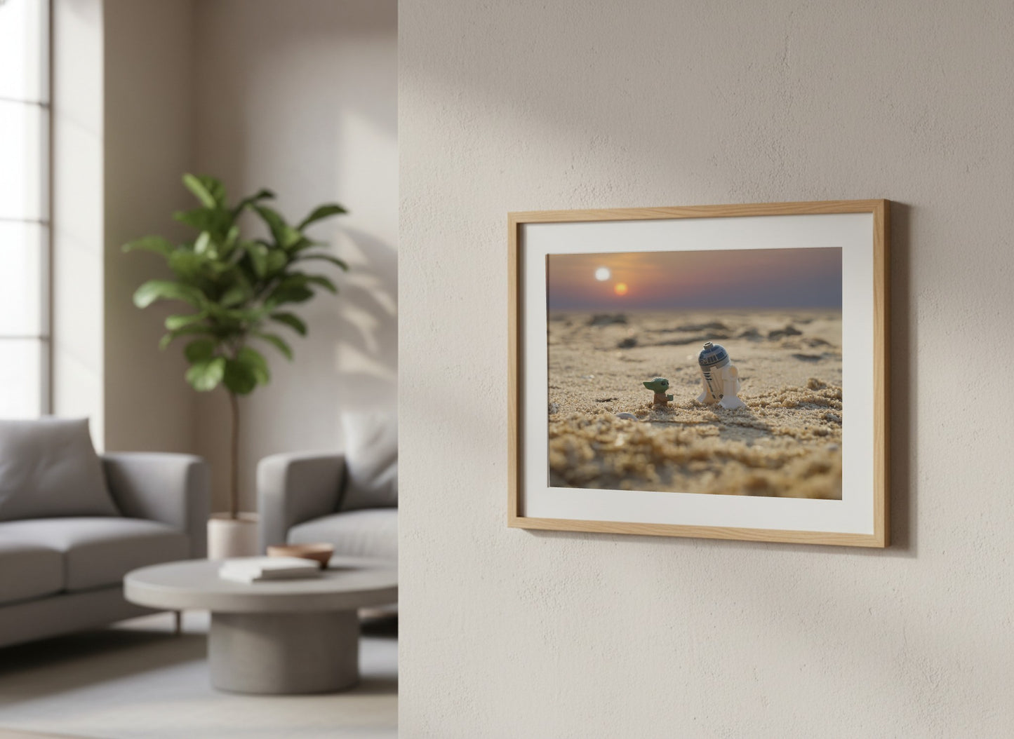 R2 and Baby Yoda on Tatooine - ML47