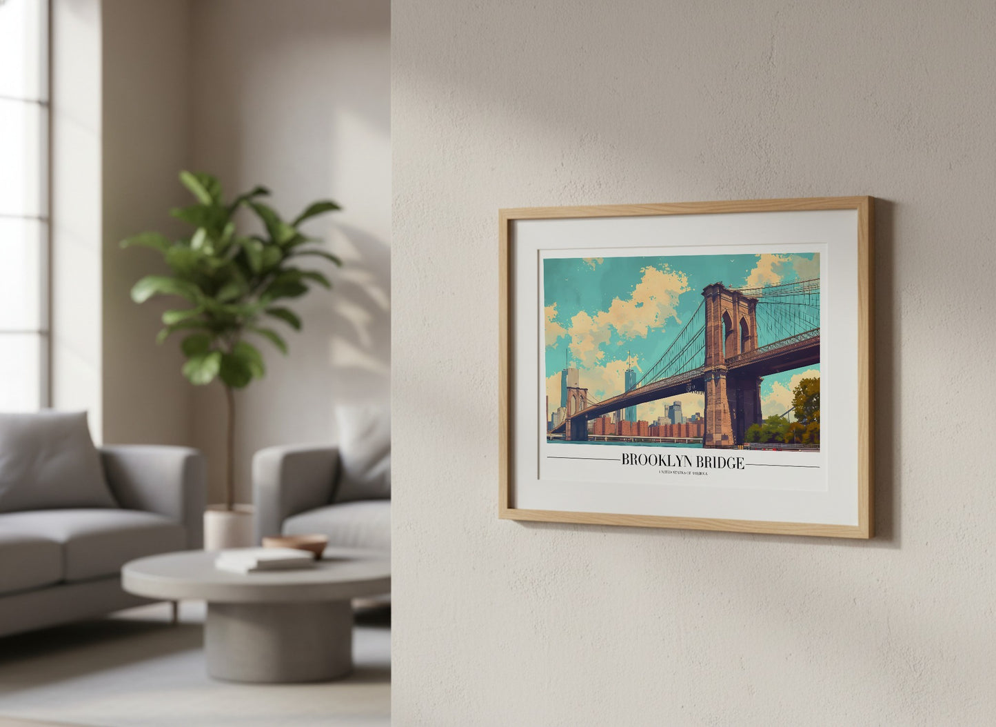 Brooklyn Bridge - USA Poster