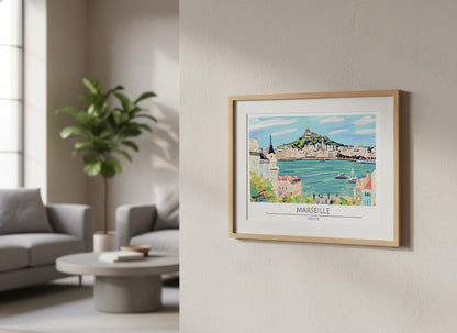 Marseille - France Poster