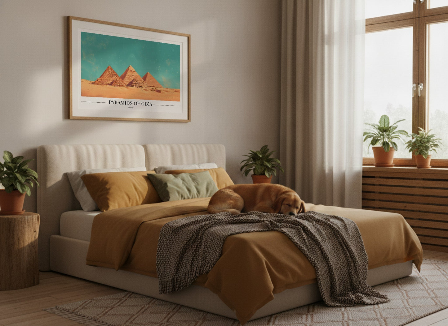 Pyramides of Giza - Egypt Poster