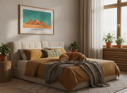 Pyramides of Giza - Egypt Poster