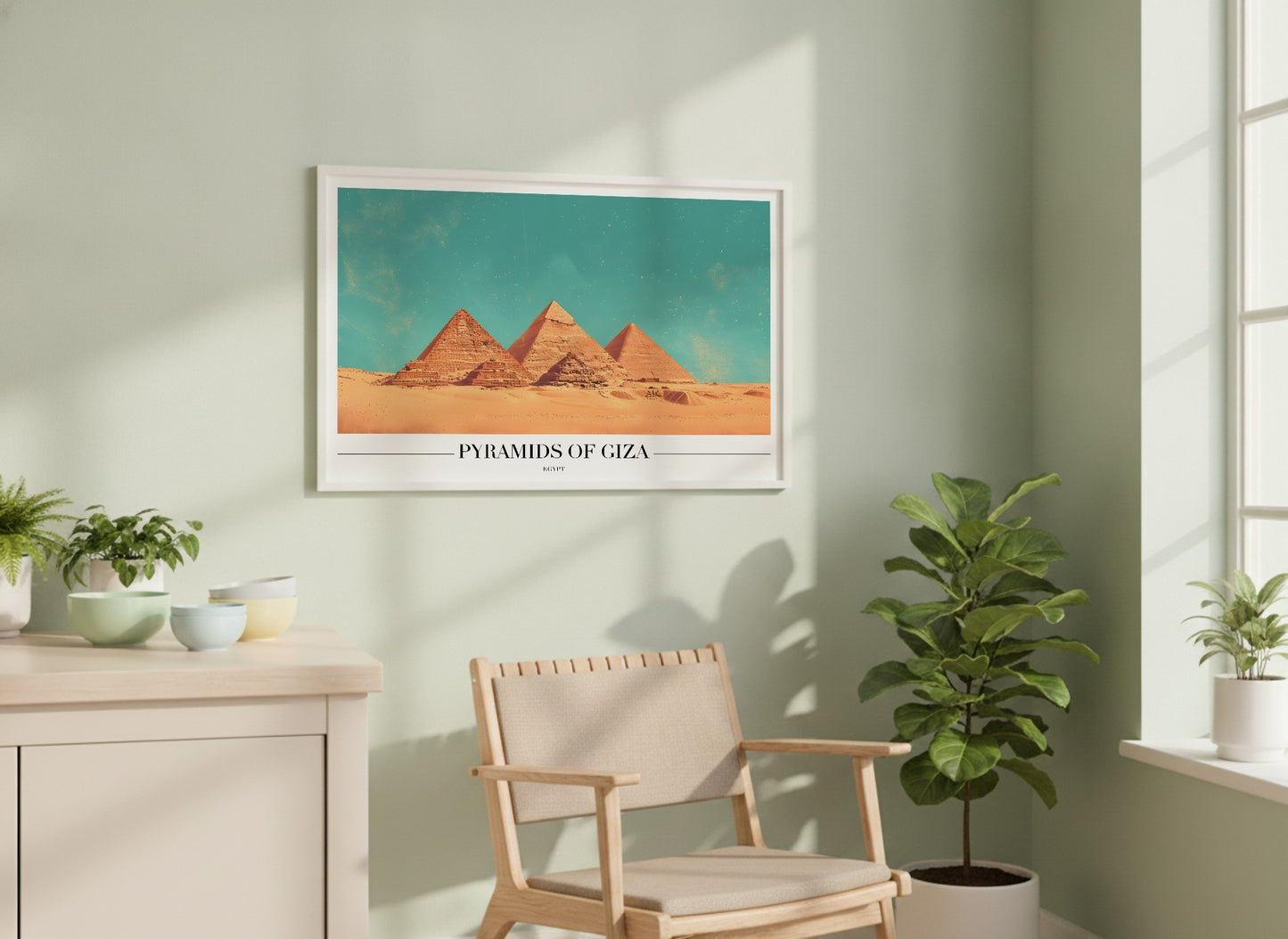 Pyramides of Giza - Egypt Poster