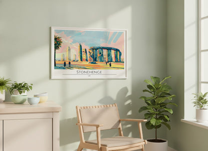 Stonehenge - UK Poster