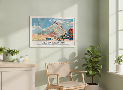 Rainbow Mountain - Perù Poster