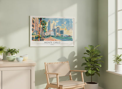 Monte Carlo - France Poster