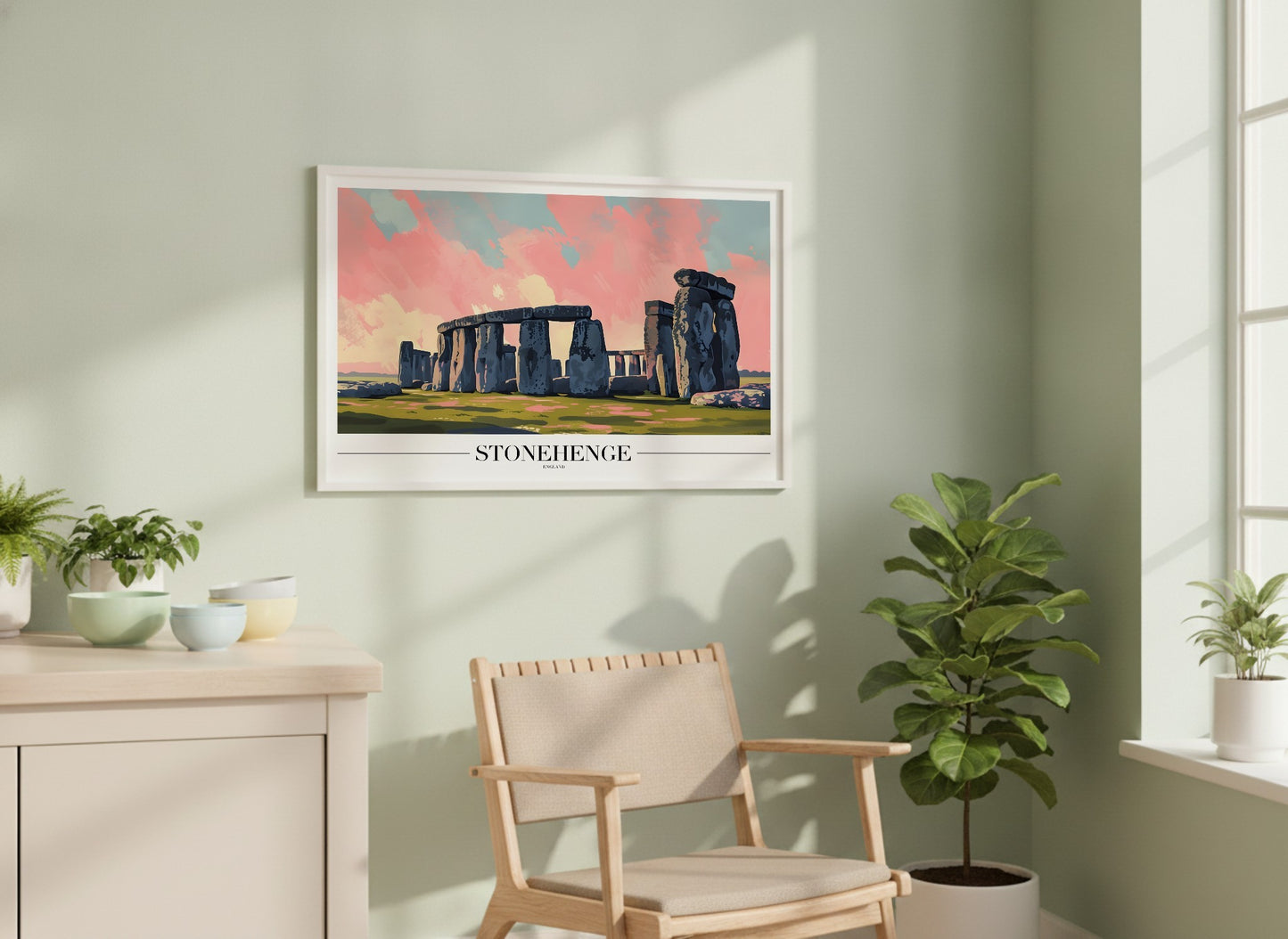 Stonehenge - England Poster