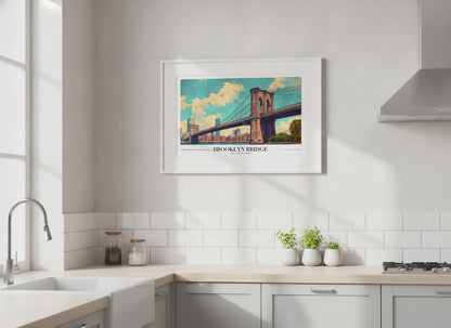 Brooklyn Bridge - USA Poster