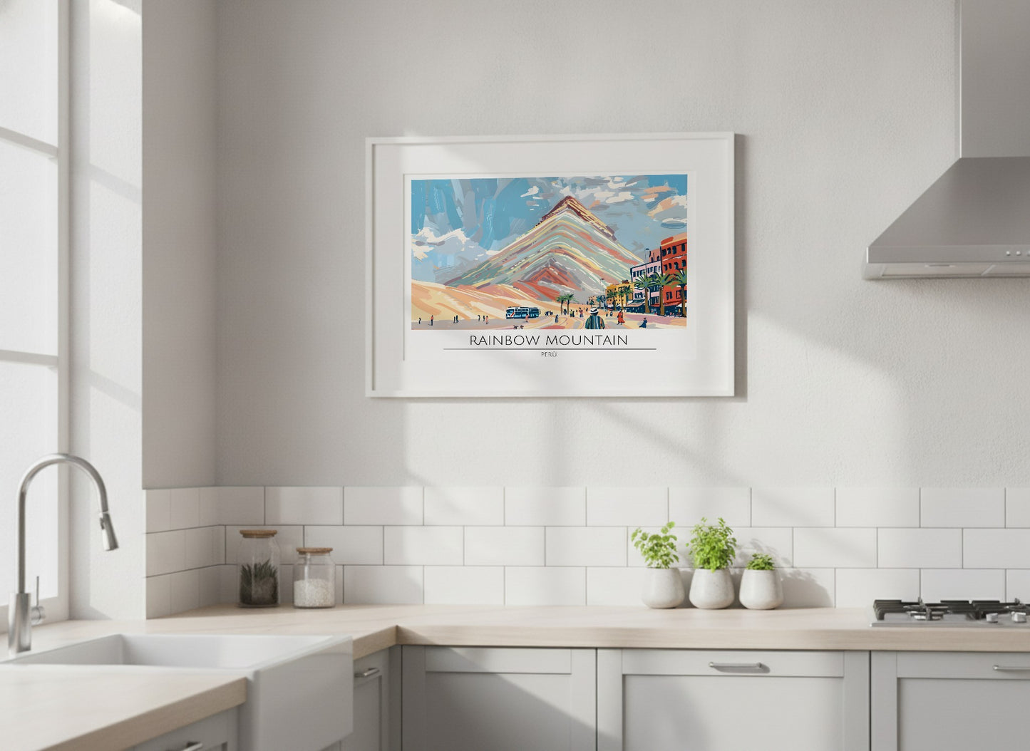 Rainbow Mountain - Perù Poster