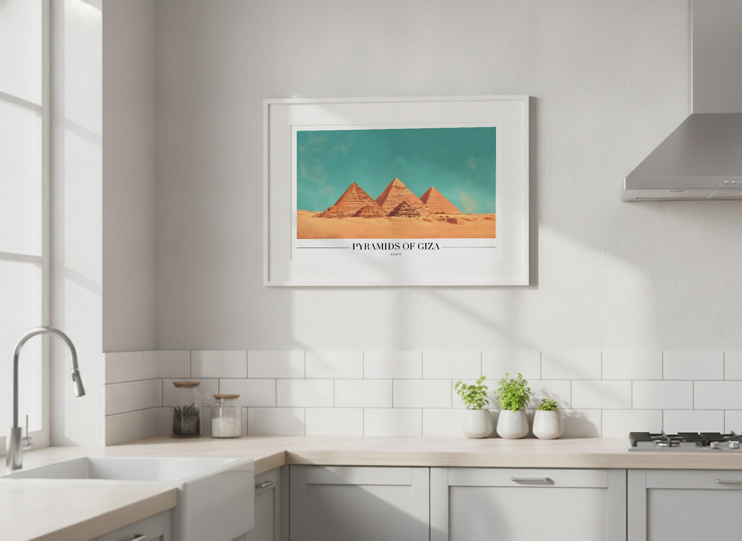 Pyramides of Giza - Egypt Poster