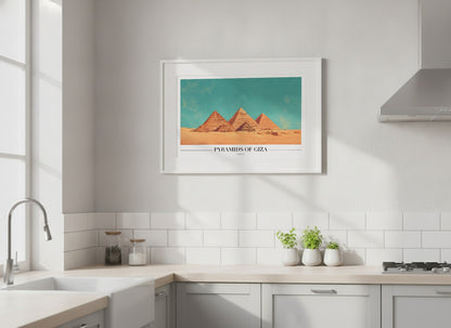 Pyramides of Giza - Egypt Poster