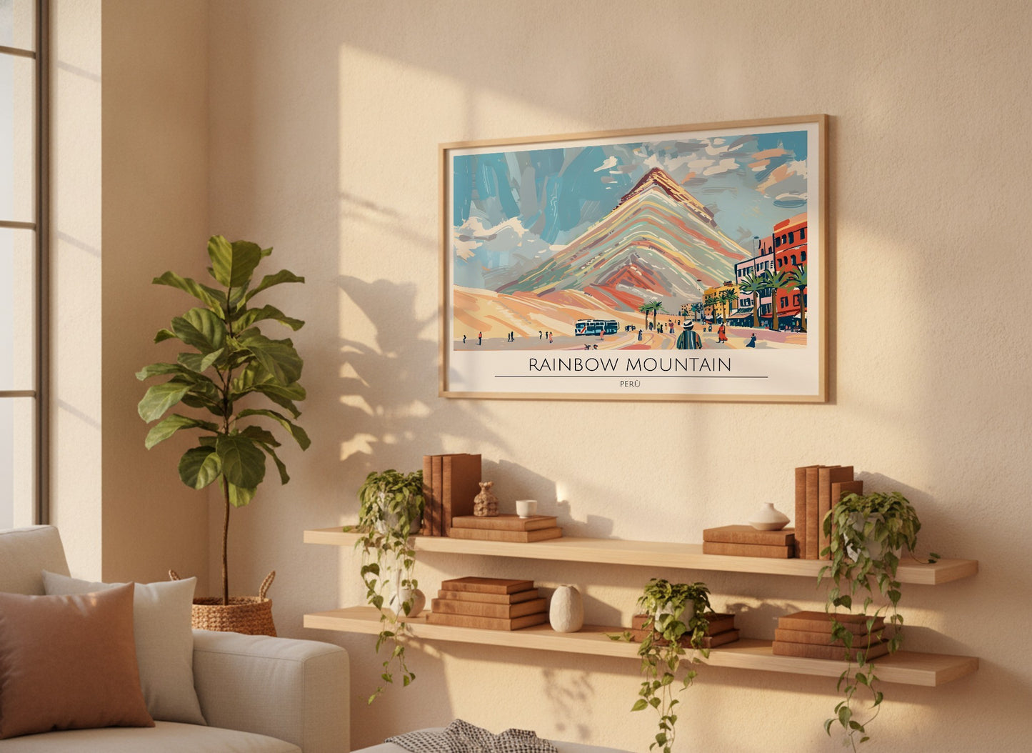 Rainbow Mountain - Perù Poster