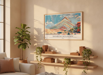 Rainbow Mountain - Perù Poster