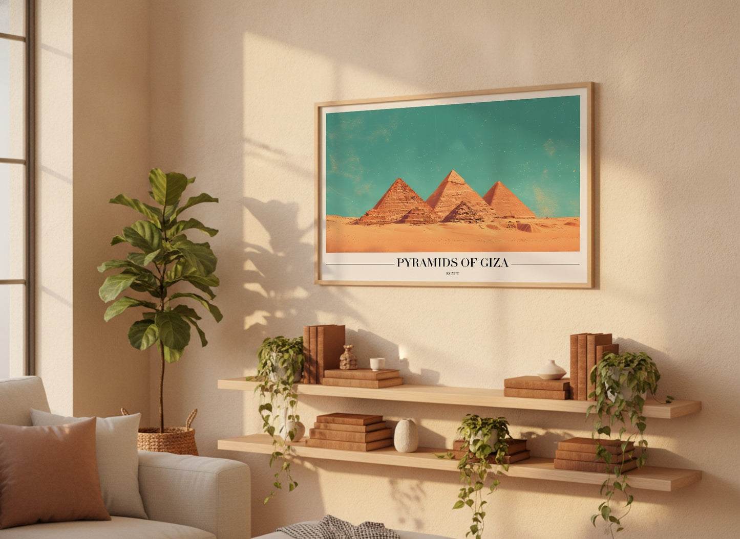 Pyramides of Giza - Egypt Poster