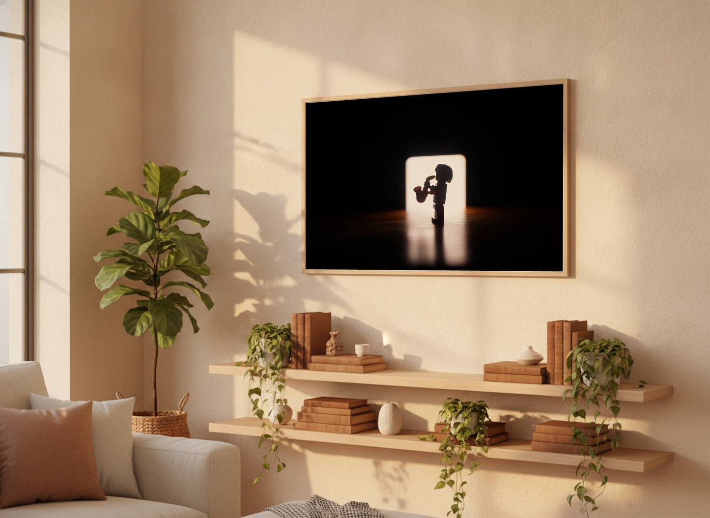 Saxophonist in Shadows - ML1