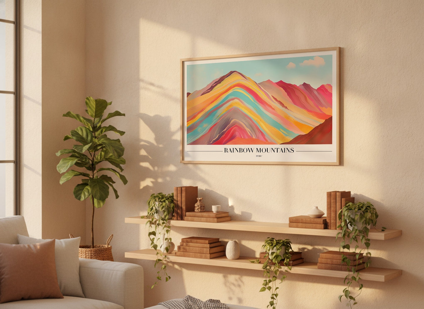 Rainbow Mountains - Peru Poster